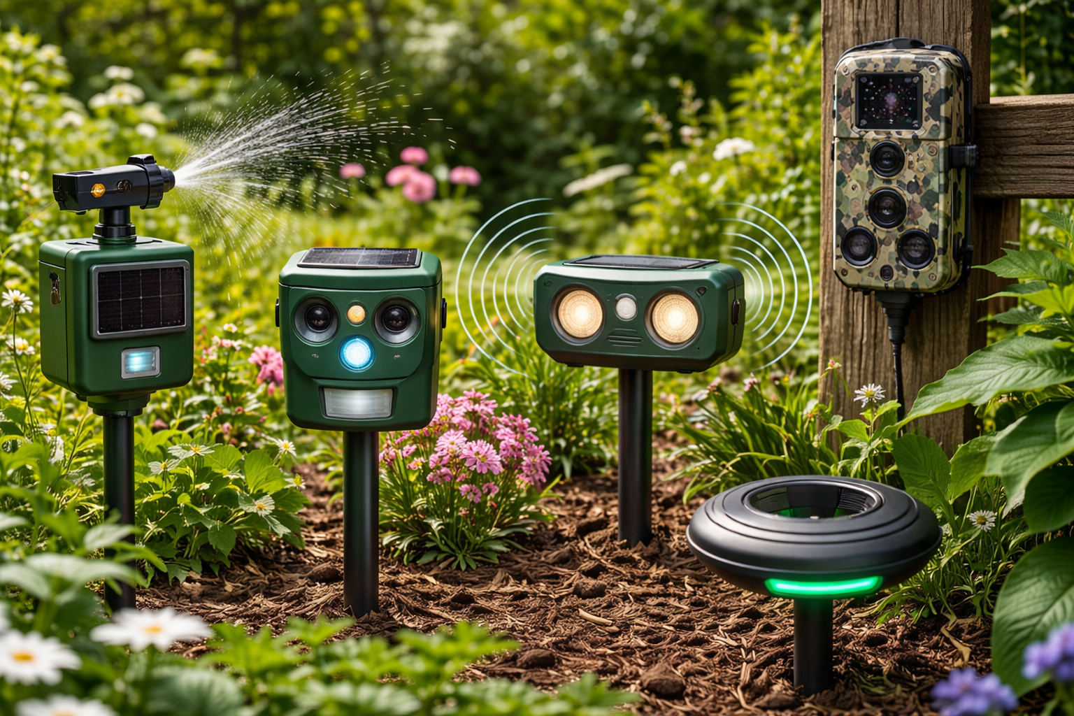 Best Tech Devices to Repel Animals in a Garden