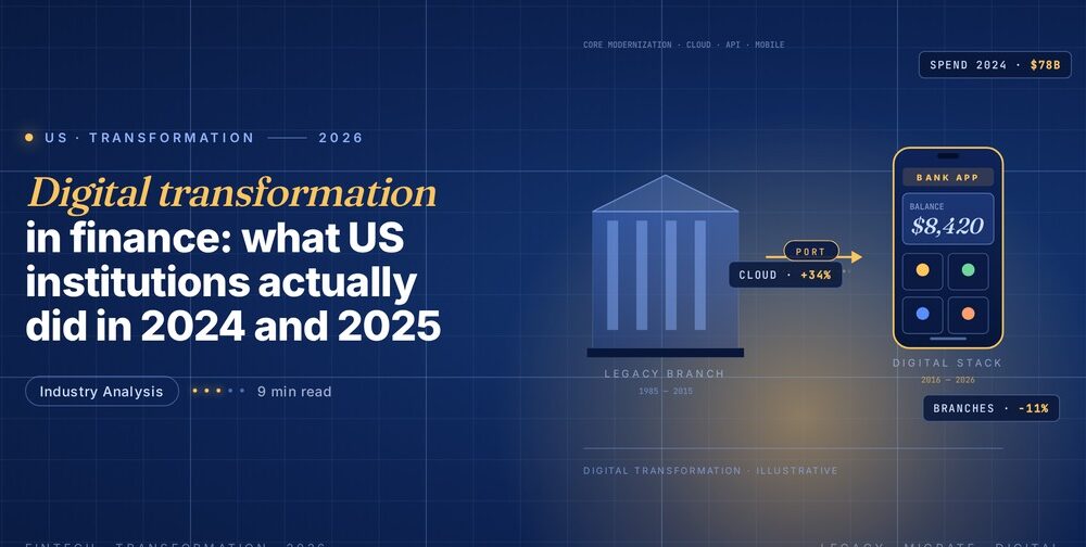 Digital transformation in finance: what US institutions actually did in ...