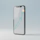 Sleek smartphone with an upward-trending financial chart on a soft gradient background, highlighting a breakout point.
