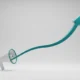 Minimal 3D megaphone projecting a teal arrow that bends upward on a neutral background, symbolizing a marketing-driven growth surge.
