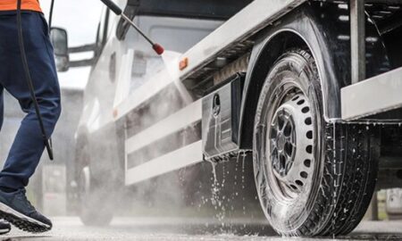 truck fleet washing in Los Angeles