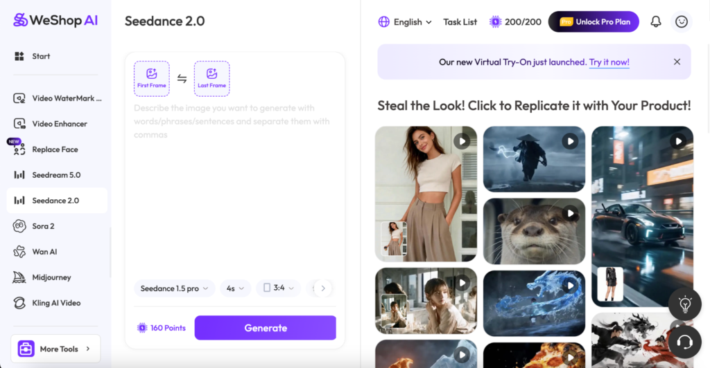  Seedance 2.0 by weshop ai