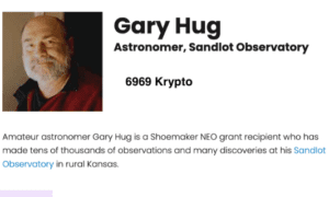 Kansas Astronomer Names Asteroid 6969 Krypto