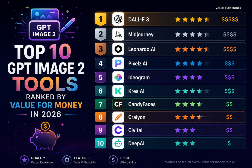 GPT Image 2 Tools Ranked by Value