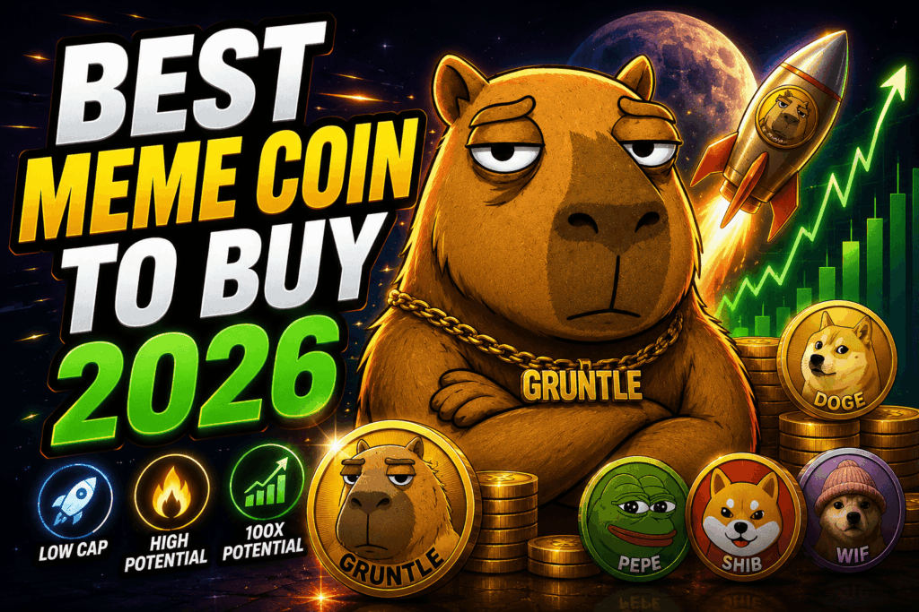 Best Meme Coin to Buy in 2026: $GRUNTLE at $0.000627 as NEAR Drops 12% and BNB ETF Now Live