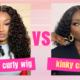 CurlyMe Kinky Curly Wigs vs. Burmese Curly Wigs