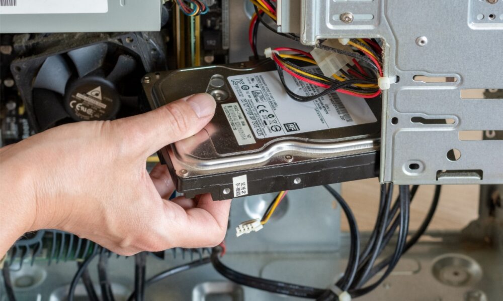 He bought a "new" hard drive, plugged it in and found 800 GB of data worth thousands of dollars