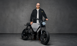 Tim Seward, Founder and Chief Design Officer of ONYX Motors with the RCR 80V