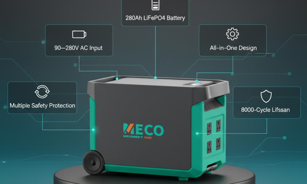 Meco New Energy Launches MECO 3.6kWh Pro: All-in-One Energy Storage Generator