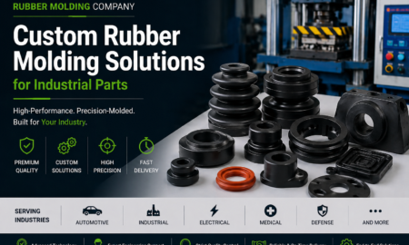 Custom Rubber Molding Solutions for Industrial Parts