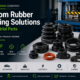 Custom Rubber Molding Solutions for Industrial Parts