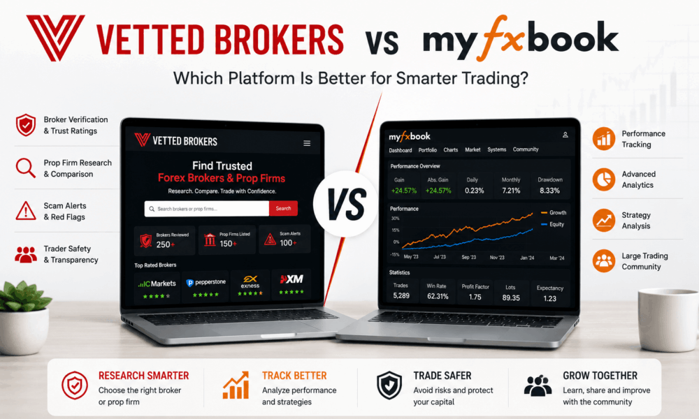 VettedBrokers.net vs MyFXBook.com