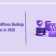 WordPress Backup Plugins in
