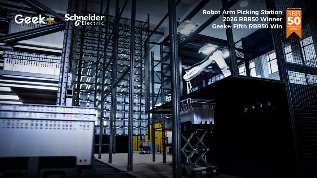 Geekplus Wins Prestigious 2026 RBR50 Innovation Award