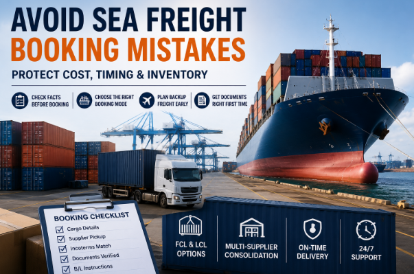 How Importers Can Avoid Common Sea Freight Booking Mistakes
