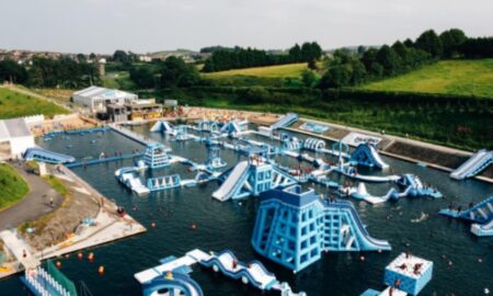 inflatable-aqua-park-floating-on-lake