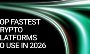 Below are the top 5 fastest crypto platforms to use in 2026. 