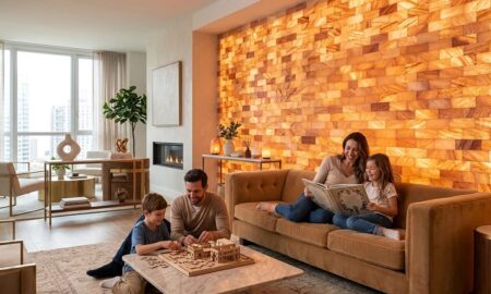 Himalayan Salt Walls Are Trending in Luxury Apartments