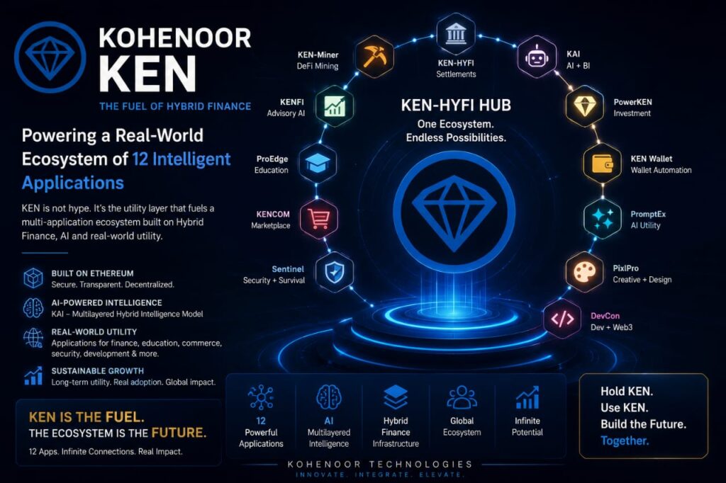 Kohenoor KEN: The Fuel Behind a Real World Hybrid Finance and AI Ecosystem