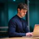 Entrepreneur leading a business team while developing productivity and leadership skills for long-term success