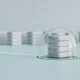 Isolated server under a clear dome with blurred cluster behind, representing canary release risk mitigation.