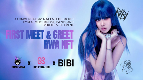 Punkvism Partners with Kulture Alliance’s KPOP STATION to Launch BIBI’s First Meet & Greeting-Based RWA NFT in the U.S.