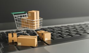 Online business growth strategy with startup tools, analytics dashboard, and remote work setup