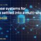 Distributed document and key-value database nodes connected by data flow lines, scattered fragments of query plans, glowing index pages.