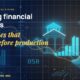 Stylised geometric financial dashboards floating in layered depth, glowing data streams arcing between abstract bank silhouettes, scattered fragments of charts and ledgers, particle field.