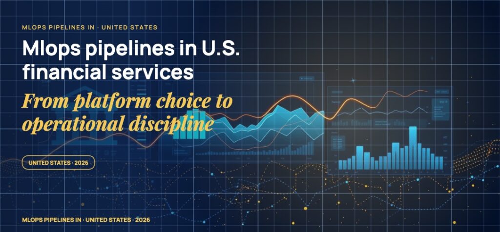 Stylised geometric financial dashboards floating in layered depth, glowing data streams arcing between abstract bank silhouettes, scattered fragments of charts and ledgers, particle field.