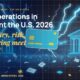 Stylised payment cards floating with glowing lightning arcs between bank silhouettes, scattered fragments of receipts and authorization tokens, particle field.
