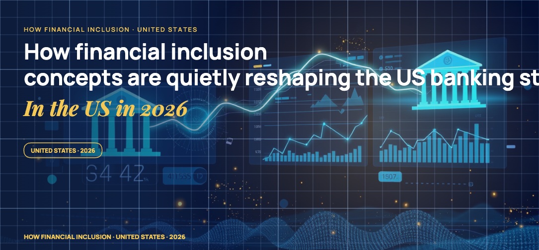 Stylised geometric financial dashboards floating in layered depth, glowing data streams arcing between abstract bank silhouettes, scattered fragments of charts and ledgers, particle field.