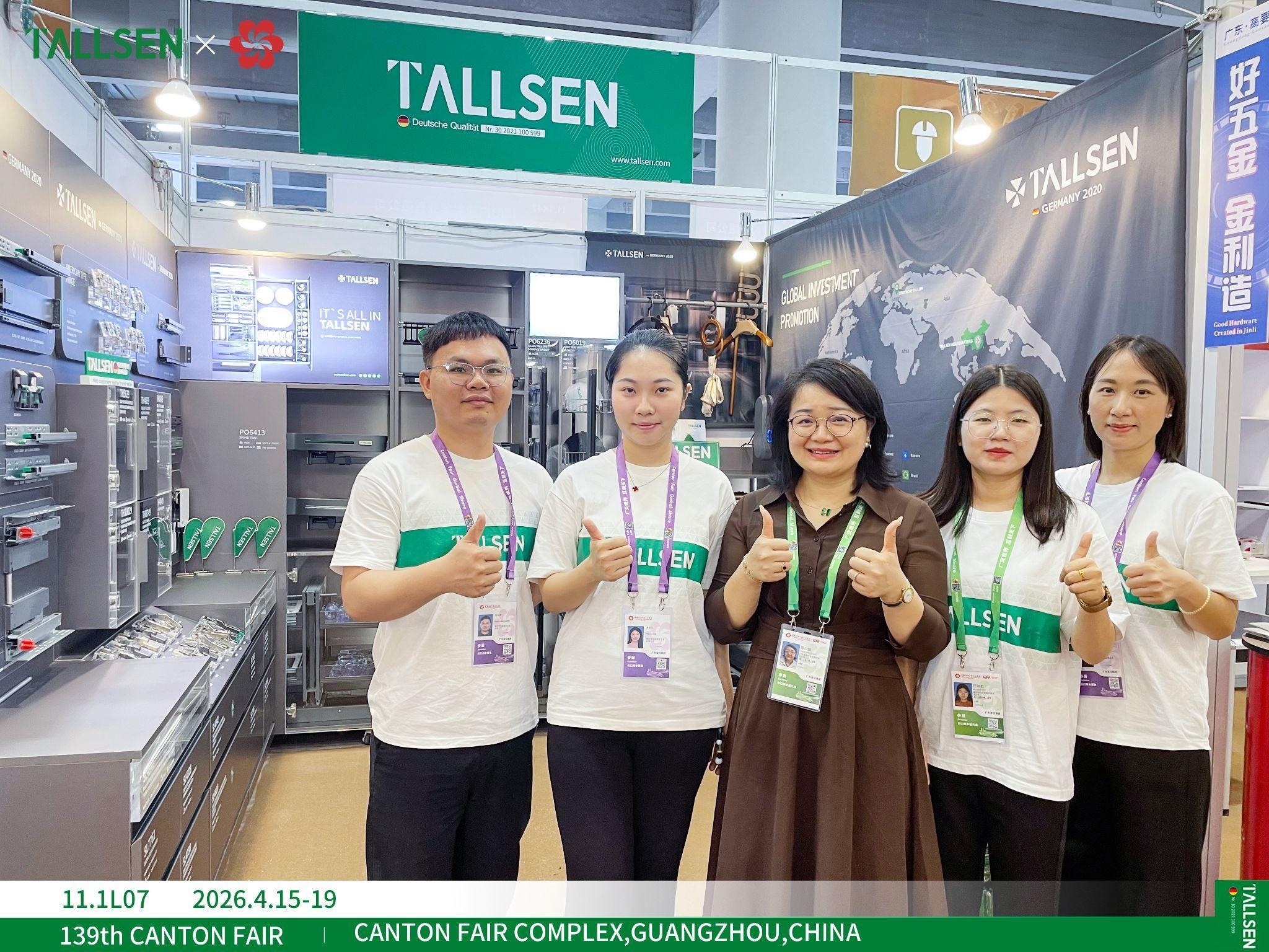 TALLSEN Showcases Advanced Hardware and Storage Solutions at The 139th China Import and Export Fair 2026