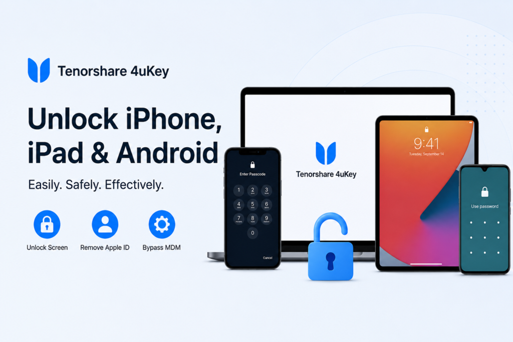 How Tenorshare 4uKey Helps Unlock iPhone and iPad Devices Easily