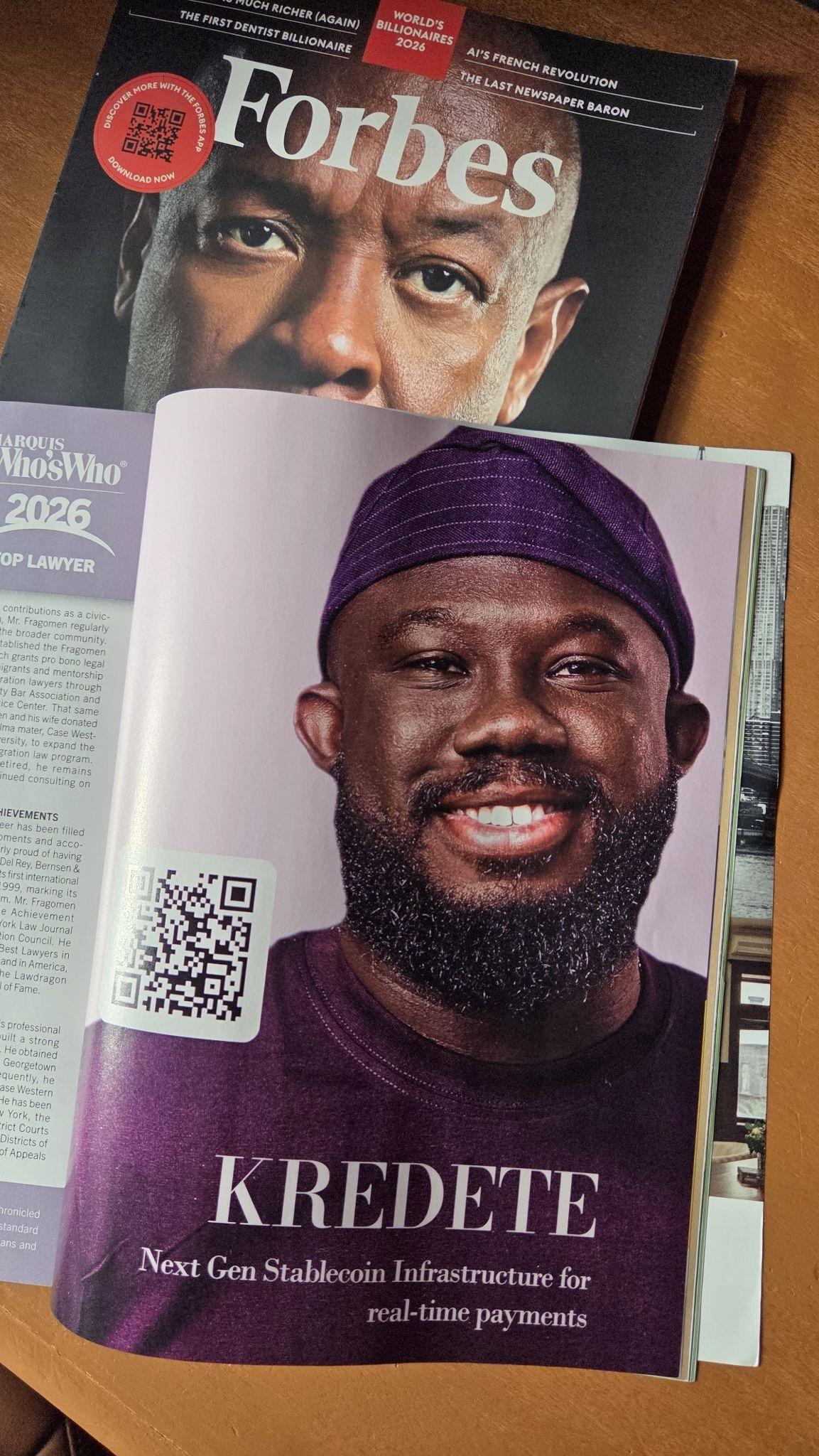 Kredete was featured in Forbes Magazine in collaboration with PR to SKY