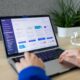 SEO monitoring dashboard showing keyword rankings, rank tracking analytics, and keyword research tools for organic traffic growth