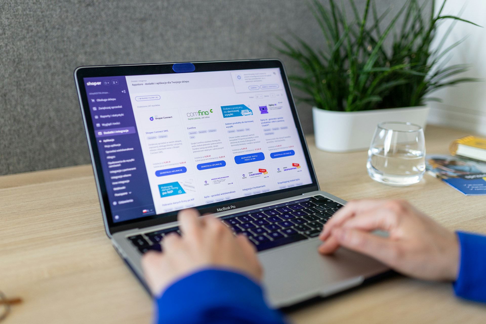 SEO monitoring dashboard showing keyword rankings, rank tracking analytics, and keyword research tools for organic traffic growth