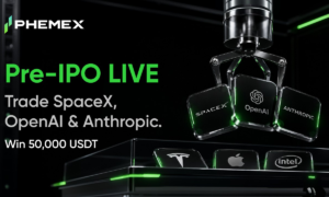 Phemex Launch Pre-IPO Futures for SpaceX, OpenAI