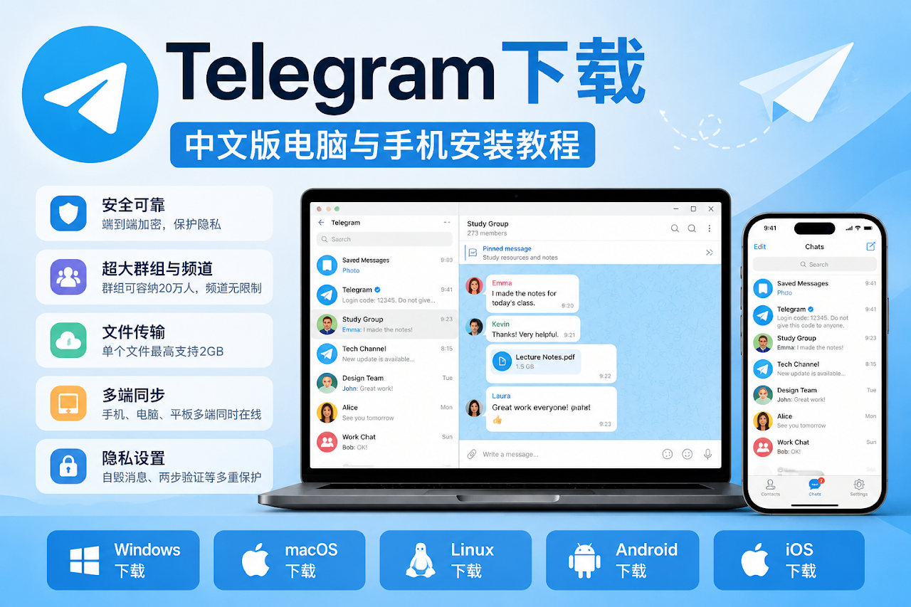 Download Telegram Chinese Version for PC, Android & iPhone – Complete Guide