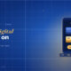 TechBullion Tier 1 editorial featured image for Digital wallet infrastructure in the US: what sits behind Apple Pay, Google Wallet and the next layer of fintechs, with a topic-unique SVG metaphor and a Fraunces italic gold keyword phrase "US digital wallets" in the headline on the navy gradient editorial composite.