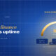 TechBullion Tier 1 editorial featured image for High-Availability System Design in U.S. Finance: From Architecture to Actual Uptime, with a topic-unique SVG metaphor and a Fraunces italic gold keyword phrase "high-availability finance" in the headline on the navy gradient editorial composite.