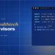 TechBullion Tier 1 editorial featured image for US Wealth Management Technology in 2026: SEC Withdraws Predictive-Analytics Rule, AI Co-Pilots Move Into Production, with a topic-fitting SVG metaphor and a Fraunces italic gold keyword phrase "US wealthtech" in the headline on the navy gradient editorial composite with two-tier grid and warm gold glow.