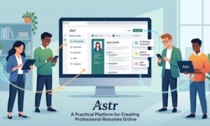 Astr: An Online Resume Maker Built for the Modern Job Search