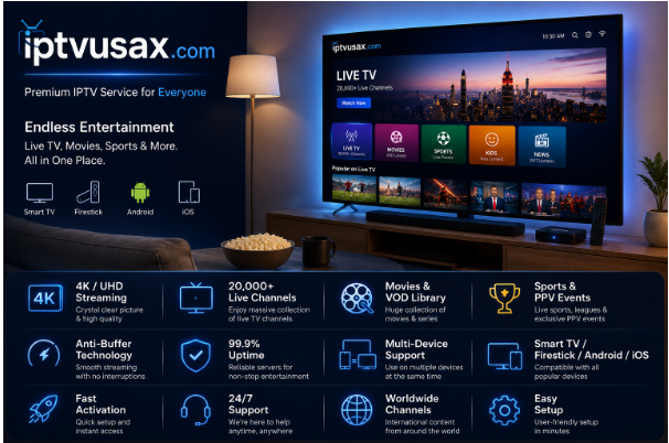 Top USA IPTV: Watch High-Quality Streaming of American Channels