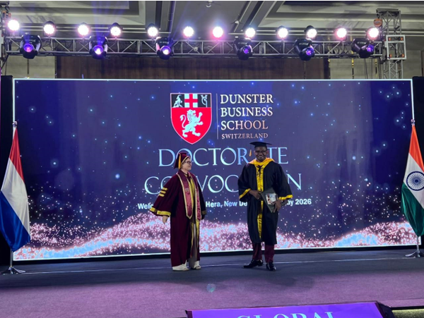 Africa Makes History: Emile Parfait Simb Receives First Honorary Doctorate in Blockchain Technology