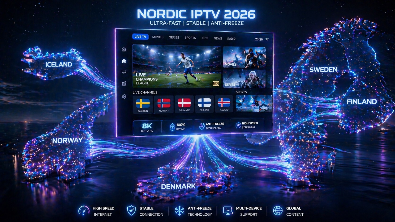 IPTV Nordic: The Complete Guide to Streaming in Scandinavia (2026)