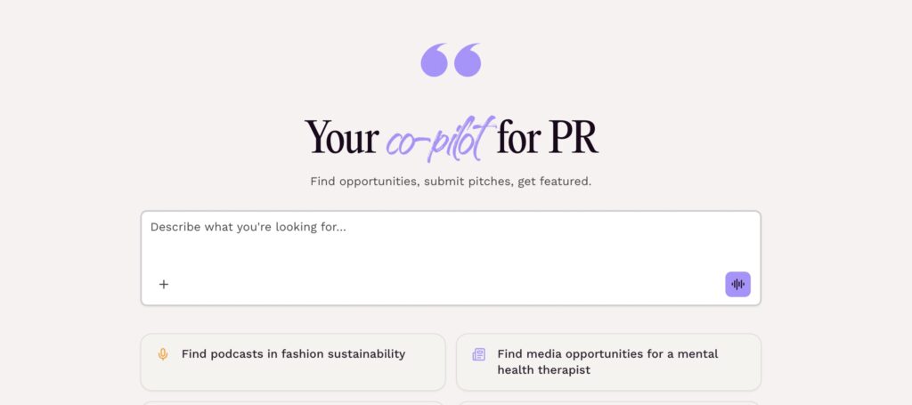 AI Co-Pilot for PR
