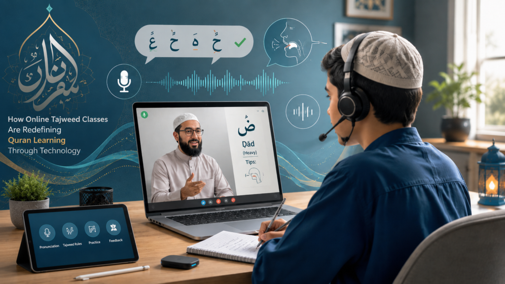 online Tajweed classes use technology