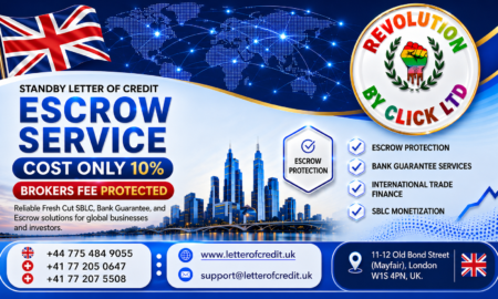 REVOLUTION BY CLICK LTD - TOP SBLC/BG PROVIDERS