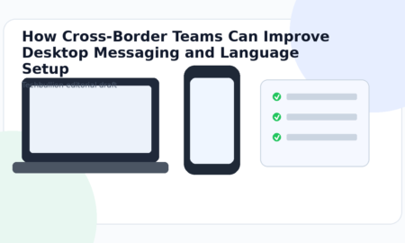 Cross-Border Teams Can Improve Desktop Messaging